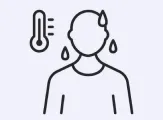 A persistent high fever